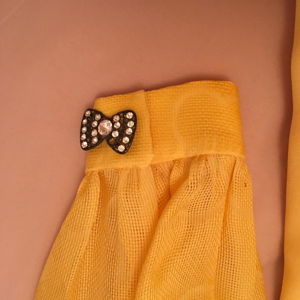 “ Jimmy Choo “ Vintage Flashy yellow dress - Picture 8 of 14